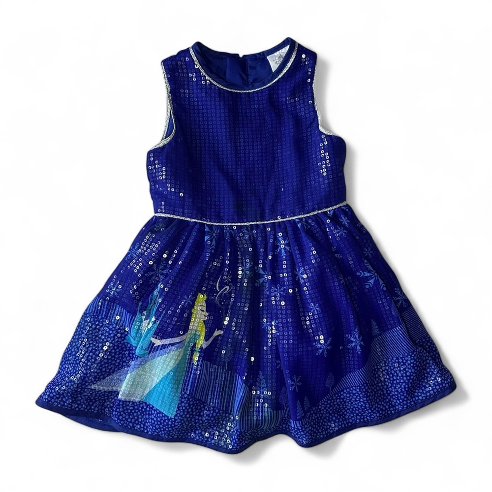 Disney Frozen Elsa Sequin Party Dress – Size 2